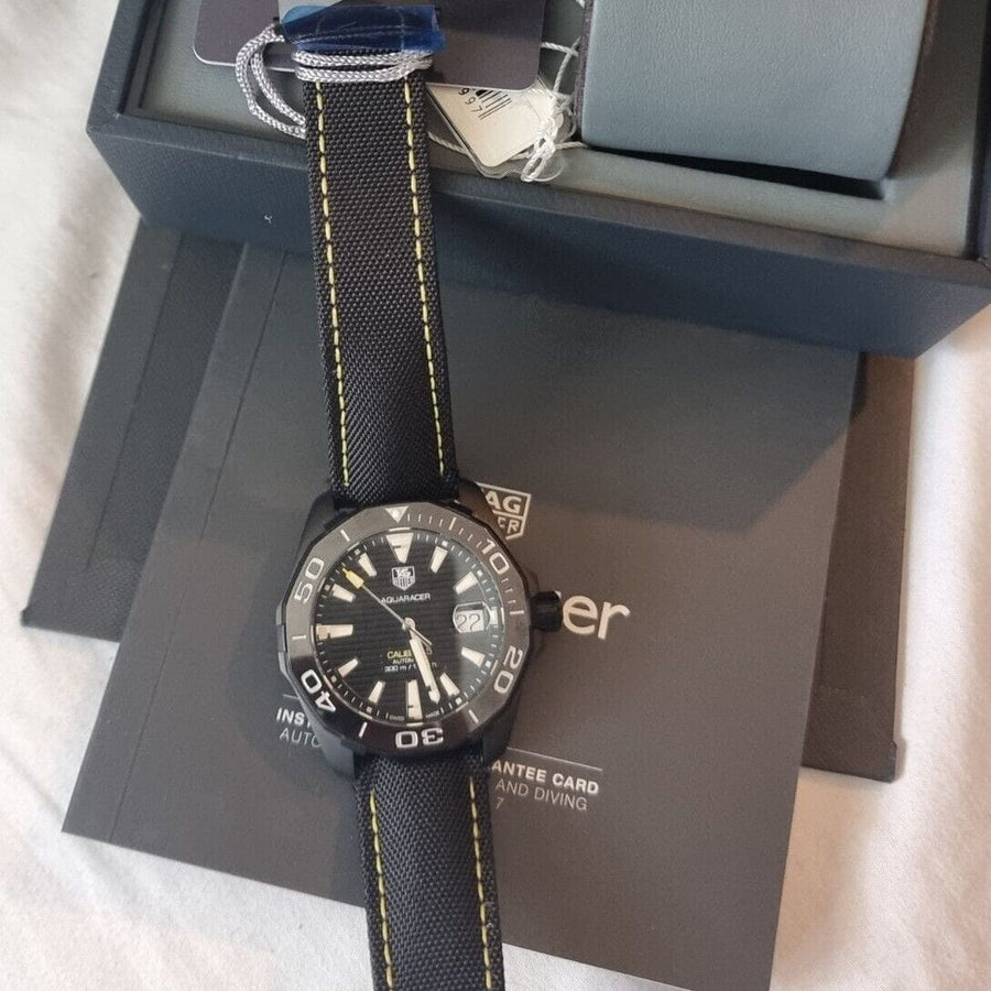 Tag Heuer Aquaracer Black Dial Watch for Men - WAY218A.FC6362