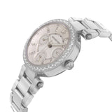 Michael Kors Parker Silver Dial Silver Steel Strap Watch for Women - MK5615