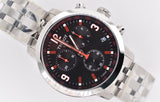 Tissot PRC 200 Asian Games Special Edition Black Dial Silver Steel Strap Watch For Men - T055.417.11.057.01