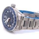 Tag Heuer Autavia Cosc GMT Automatic Blue Dial Silver Steel Strap Watch for Men - WBE511A.BA0650