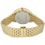 Michele Serein Silver Dial Gold Steel Strap Watch for Women - MWW21B000017