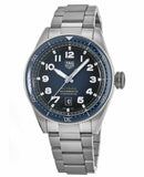 Tag Heuer Autavia Automatic 42mm Blue Dial Silver Steel Strap Watch for Men - WBE5116.EB0173