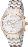 Marc Jacobs Peeker Chrono Silver Two Tone Stainless Steel Strap Watch for Women - MBM3369