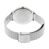 Emporio Armani Kappa Silver Dial Silver Mesh Bracelet Watch For Women - AR11128