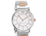 Marc Jacobs Roxy Silver Dial Two Tone Stainless Steel Strap Watch for Women - MJ3551