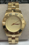 Marc Jacobs Blade Gold Dial Stainless Steel Strap Watch for Women - MBM3126