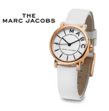 Marc Jacobs Roxy White Dial White Leather Strap Watch for Women - MJ1562