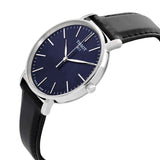 Tissot Everytime Gent Blue Dial Black Leather Strap Watch for Men - T143.410.16.041.00