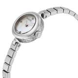 Gucci Diamantissima Quartz Diamonds White Dial Silver Steel Strap Watch For Women - YA141503