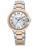 Cartier Ballon Bleu de Cartier Silver Dial Two Tone Steel Strap Watch for Women - W2BB0032