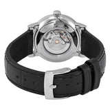 Tissot Carson Premium Automatic Lady White Dial Black Leather Strap Watch for Women - T122.207.16.033.00