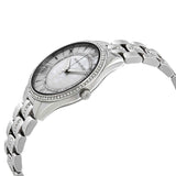 Michael Kors Lauryn Mother of Pearl Dial Silver Steel Strap Watch for Women - MK3900