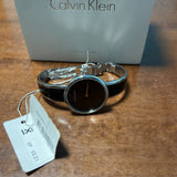 Calvin Klein Seduce Black Dial Two Tone Steel Strap Watch for Women - K4E2N111