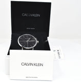 Calvin Klein Evan Black Dial Black Leather Strap Watch for Men - K7B211CZ