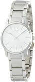 Calvin Klein City Silver Dial Silver Steel Strap Watch for Women - K2G23126