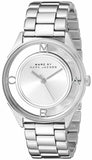 Marc Jacobs Tether Transparent Silver Dial Stainless Steel Strap Watch for Women - MBM3412