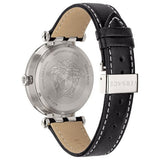 Versace Greca Sport Quartz Black Dial Black Leather Strap Watch For Men - VEZ300221