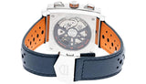 Tag Heuer Monaco Gulf Automatic Chronograph Blue Dial Blue Leather Strap Watch for Men - CBL2115.FC6494