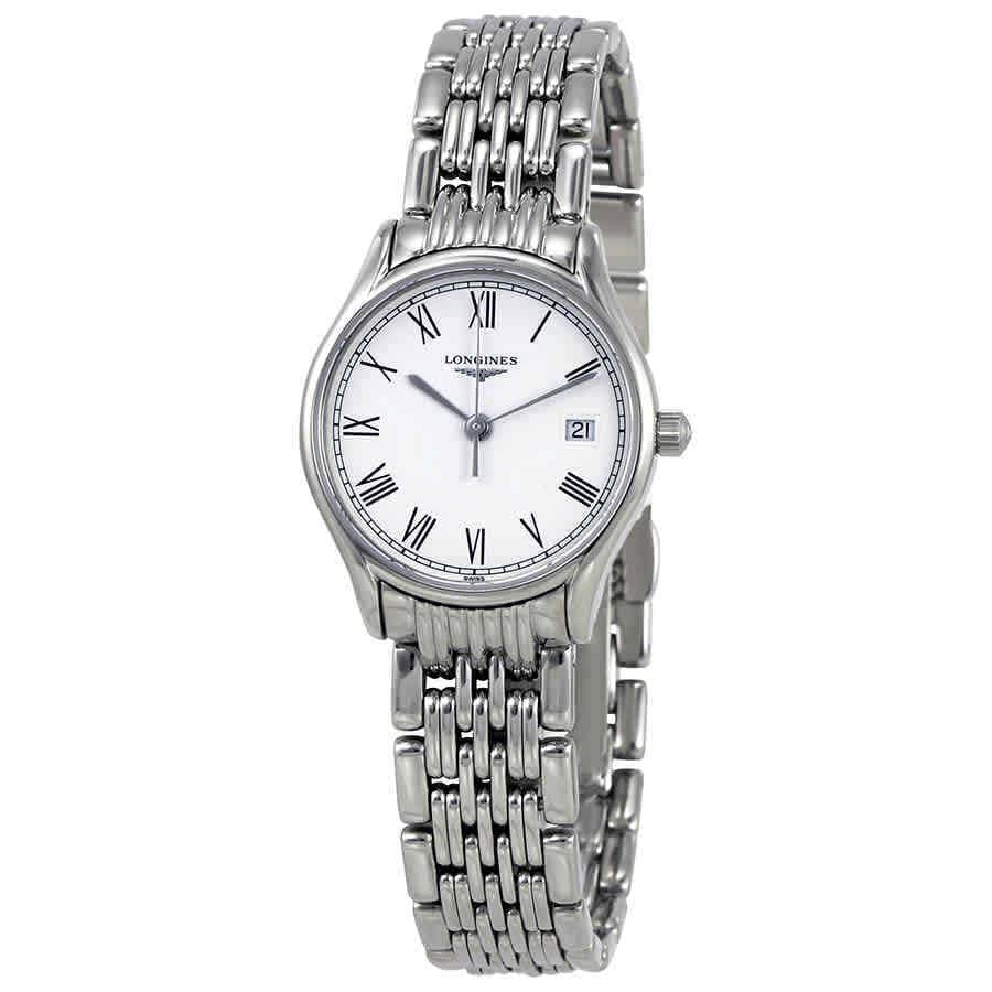 Longines Lyre White Dial Silver Stainless Steel Watch for Women - L4.259.4.11.6