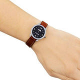 Coach Delancey Black Dial Brown Leather Strap Watch for Women - 14502792