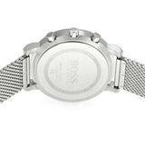 Hugo Boss Integrity Grey Dial Silver Mesh Bracelet Watch for Men - 1513807