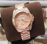 Michael Kors Blair Rose Gold Dial Rose Gold Steel Strap Watch for Women - MK5613