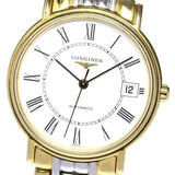 Longines Presence 25.5mm Automatic White Dial Two Tone Steel Strap Watch for Women - L4.321.2.11.7