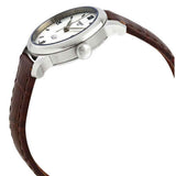 Tissot T Classic Le Locle Automatic Silver Dial Brown Leather Strap Watch For Women - T006.207.16.038.00