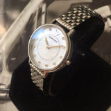 Emporio Armani Kappa Mother of Pearl Dial Silver Mesh Bracelet Watch For Women - AR2511