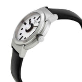 Tissot Heritage Memphis Lady White Dial Black Rubber Strap Watch For Women - T120.210.17.011.00