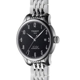 Tissot Le Locle Powermatic 80 Black Dial Silver Steel Strap Watch For Men - T006.407.11.052.00