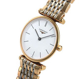 Longines La Grande Classique De Longines White Dial Two Tone Mesh Bracelet Watch for Women - L4.209.1.91.7