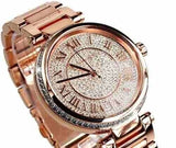 Michael Kors Skylar Rose Gold Dial Rose Gold Steel Strap Watch for Women - MK5868