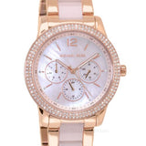 Michael Kors Tibby Multifunction Rose Gold Dial Rose Gold Steel Strap Watch For Women - MK6928