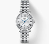 Tissot Carson Premium Lady Quartz Silver Dial Silver Steel Strap Watch For Women - T122.210.11.033.00