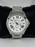 Fossil Cecile Multifunction Silver Dial Silver Steel Strap Watch for Women - AM4509