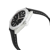 Tissot PR 100 Sport Quartz Black Dial Black Leather Strap Watch For Men - T101.610.16.051.00