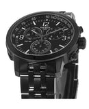 Tissot PRC 200 Chronograph Black Dial Black Steel Strap Watch For Men - T114.417.33.057.00