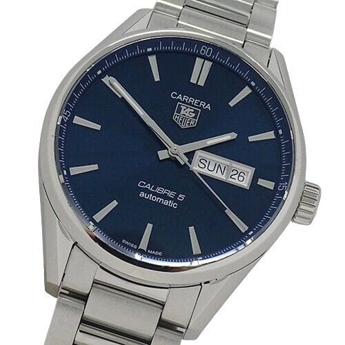 Tag Heuer Carrera Automatic Blue Dial Silver Steel Strap Watch for Men - WAR201E.BA0723