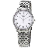 Longines Lyre White Dial Silver Stainless Steel Watch for Women - L4.259.4.11.6