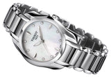 Tissot T Wave Mother of Pearl Dial Two Tone Steel Strap Watch For Women - T023.210.11.117.00