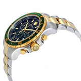 Movado Series 800 Chronograph Green Dial Two Tone Steel Strap Watch For Men - 2600148