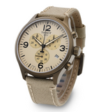 Tissot Chrono XL Beige Diag Beige NATO Strap Watch For Men - T116.617.37.267.01