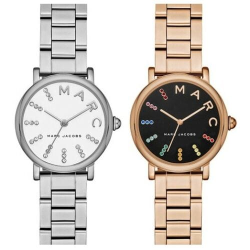 Marc Jacobs Roxy White Dial Silver Steel Strap Watch for Women - MJ3568