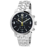 Tissot PRC 200 Chronograph Black Dial Stainless Steel Watch For Men - T0554171105700