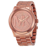 Michael Kors Runway Rose Gold Dial Rose Gold Steel Strap Watch for Women - MK5661