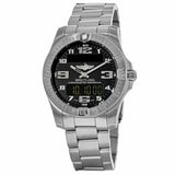 Breitling Aerospace Evo Black Dial Silver Steel Strap Watch for Men - E79363101B1E1