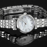 Emporio Armani Gianni White Dial Silver Steel Strap Watch For Women - AR1763