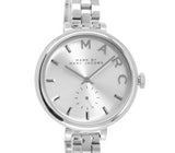 Marc Jacobs Sally Silver Dial Silver Stainless Steel Strap Watch for Women - MBM3362