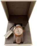 Burberry The City Beige Dial Brown Leather Strap Watch for Women - BU9014